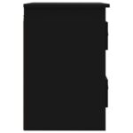 Tables de chevet murales 2 pcs noir 41,5x36x53 cm – Image 8