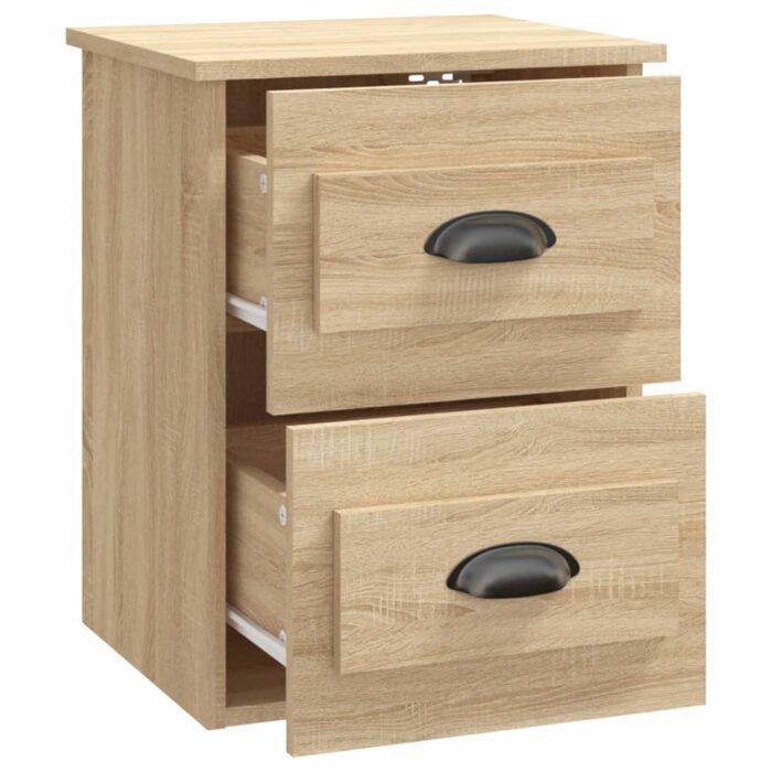 Tables de chevet murales 2 pcs chêne sonoma 41,5x36x53 cm – Image 6