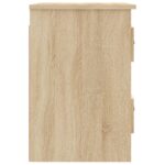 Tables de chevet murales 2 pcs chêne sonoma 41,5x36x53 cm – Image 8