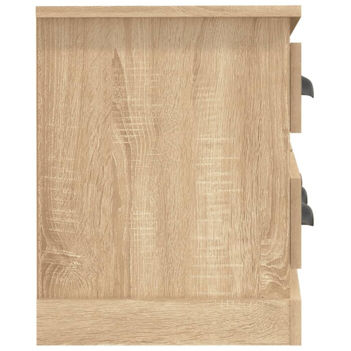 Meuble TV chêne sonoma 100x35,5x45 cm bois d'ingénierie – Image 5