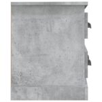 Meuble TV gris béton 100x35,5x45 cm bois d'ingénierie – Image 5