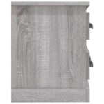 Meuble TV sonoma gris 100x35,5x45 cm bois d'ingénierie – Image 5