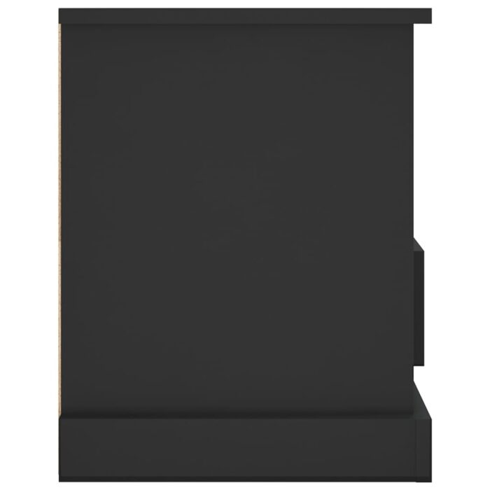 Meuble TV noir 93x35,5x45 cm bois d'ingénierie – Image 5