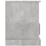 Meuble TV gris béton 93x35,5x45 cm bois d'ingénierie – Image 5