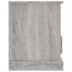 Meuble TV sonoma gris 93x35,5x45 cm bois d'ingénierie – Image 5