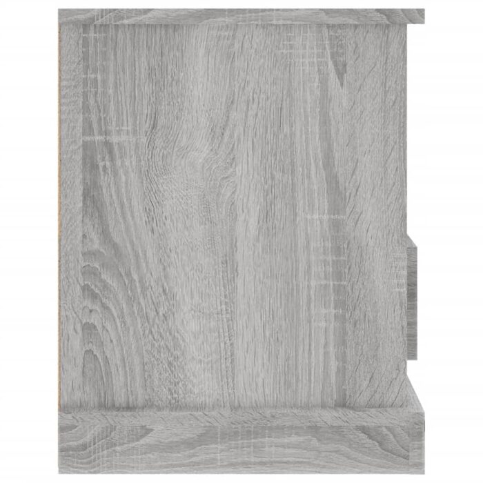Meuble TV sonoma gris 93x35,5x45 cm bois d'ingénierie – Image 5