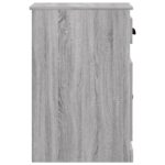 Armoire latérale avec tiroir sonoma gris 40x50x75 cm – Image 5