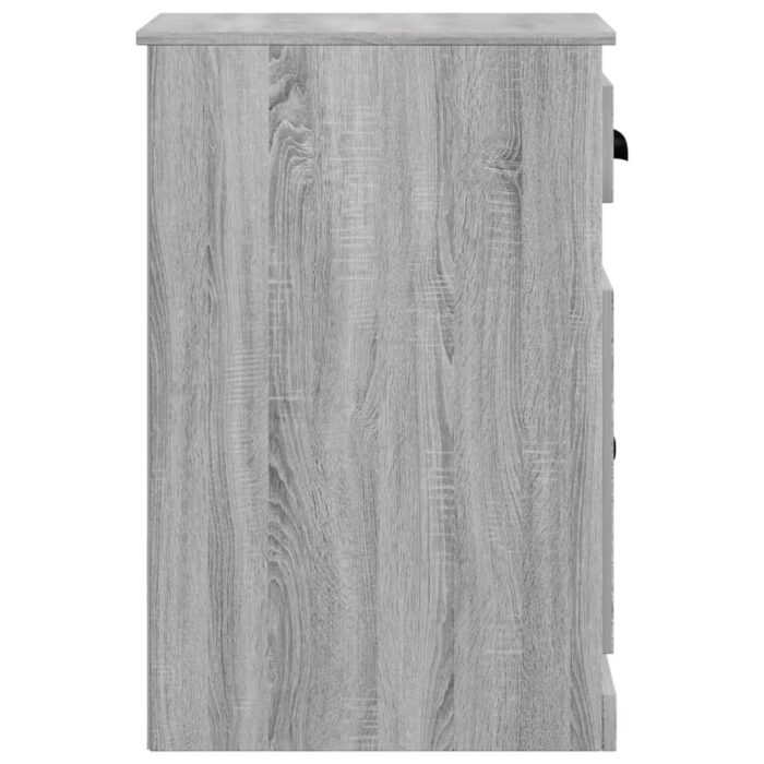 Armoire latérale avec tiroir sonoma gris 40x50x75 cm – Image 5