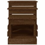 Tables basses 3 pcs chêne marron bois d'ingénierie – Image 4