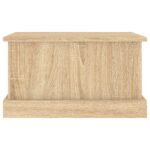 Boîte de rangement chêne sonoma 50x30x28 cm bois d'ingénierie – Image 4