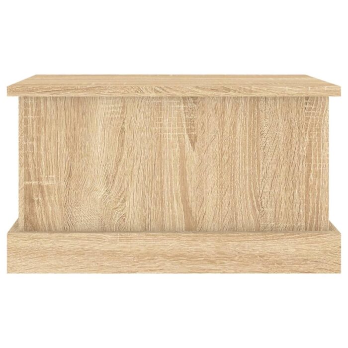 Boîte de rangement chêne sonoma 50x30x28 cm bois d'ingénierie – Image 4