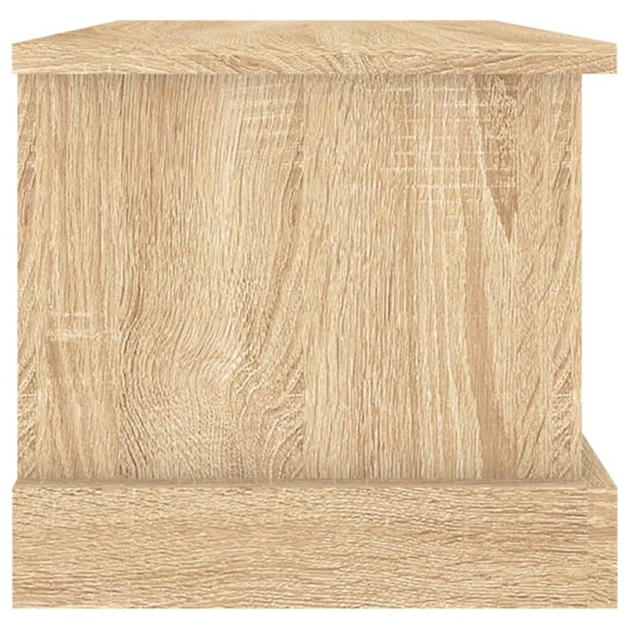 Boîte de rangement chêne sonoma 50x30x28 cm bois d'ingénierie – Image 5