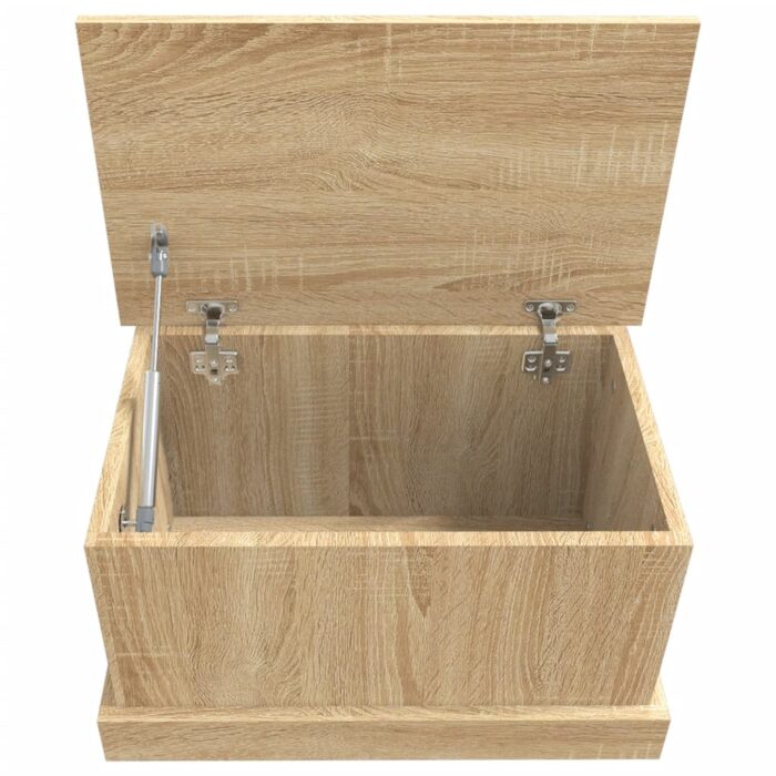 Boîte de rangement chêne sonoma 50x30x28 cm bois d'ingénierie – Image 6