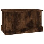 Boîte de rangement chêne fumé 50x30x28 cm bois d'ingénierie – Image 3