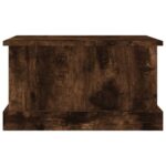 Boîte de rangement chêne fumé 50x30x28 cm bois d'ingénierie – Image 4