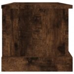 Boîte de rangement chêne fumé 50x30x28 cm bois d'ingénierie – Image 5