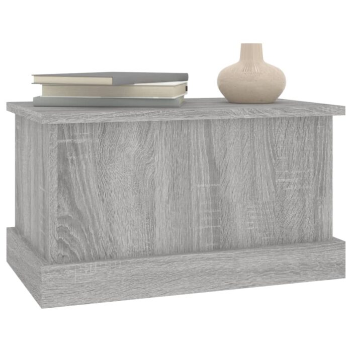 Boîte de rangement sonoma gris 50x30x28 cm bois d'ingénierie – Image 2