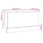 Boîte de rangement sonoma gris 50x30x28 cm bois d'ingénierie – Image 8