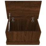 Boîte de rangement chêne marron 50x30x28 cm bois d'ingénierie – Image 6
