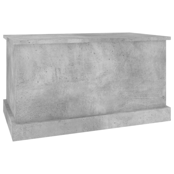 Boîte de rangement gris béton 70x40x38 cm bois d'ingénierie – Image 3