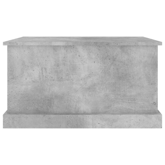 Boîte de rangement gris béton 70x40x38 cm bois d'ingénierie – Image 4