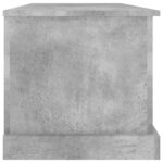 Boîte de rangement gris béton 70x40x38 cm bois d'ingénierie – Image 5