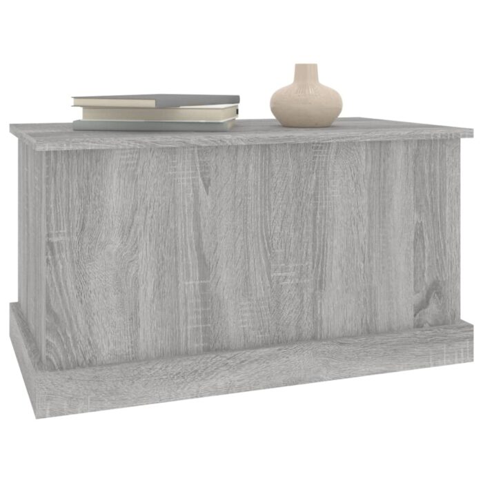 Boîte de rangement sonoma gris 70x40x38 cm bois d'ingénierie – Image 2