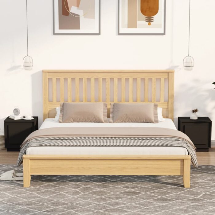 Tables de chevet 2 pcs noir 44x35x45 cm bois d'ingénierie – Image 1