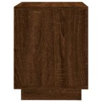 Tables de chevet 2pcs chêne marron 44x35x45cm bois d'ingénierie – Image 6