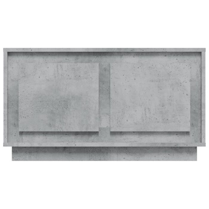 Meuble TV gris béton 80x35x45 cm bois d'ingénierie – Image 4