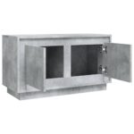 Meuble TV gris béton 80x35x45 cm bois d'ingénierie – Image 5