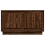 Meuble TV chêne marron 80x35x45 cm bois d'ingénierie – Image 4