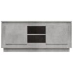 Meuble TV gris béton 102x35x45 cm bois d'ingénierie – Image 4