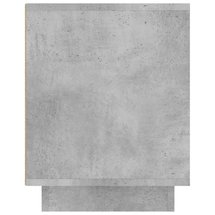 Meuble TV gris béton 102x35x45 cm bois d'ingénierie – Image 6