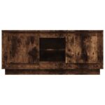 Meuble TV chêne fumé 102x35x45 cm bois d'ingénierie – Image 4