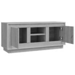 Meuble TV sonoma gris 102x35x45 cm bois d'ingénierie – Image 5