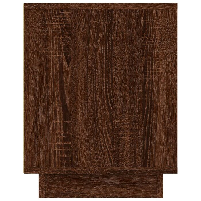 Meuble TV chêne marron 102x35x45 cm bois d'ingénierie – Image 6