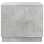 Table basse gris béton 51x50x44 cm bois d'ingénierie – Image 5