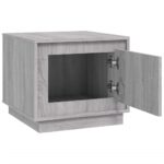 Table basse sonoma gris 51x50x44 cm bois d'ingénierie – Image 4