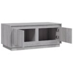 Table basse sonoma gris 102x50x44 cm bois d'ingénierie – Image 5