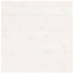 Dessus de table blanc 80x80x2,5 cm bois de pin massif – Image 3