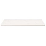 Dessus de table blanc 100x60x2,5 cm bois de pin massif – Image 2