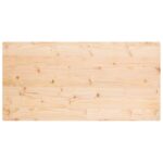 Dessus de table 110x60x2,5 cm bois de pin massif rectangulaire – Image 3