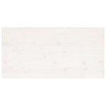 Dessus de table blanc 110x60x2,5 cm bois de pin massif – Image 3