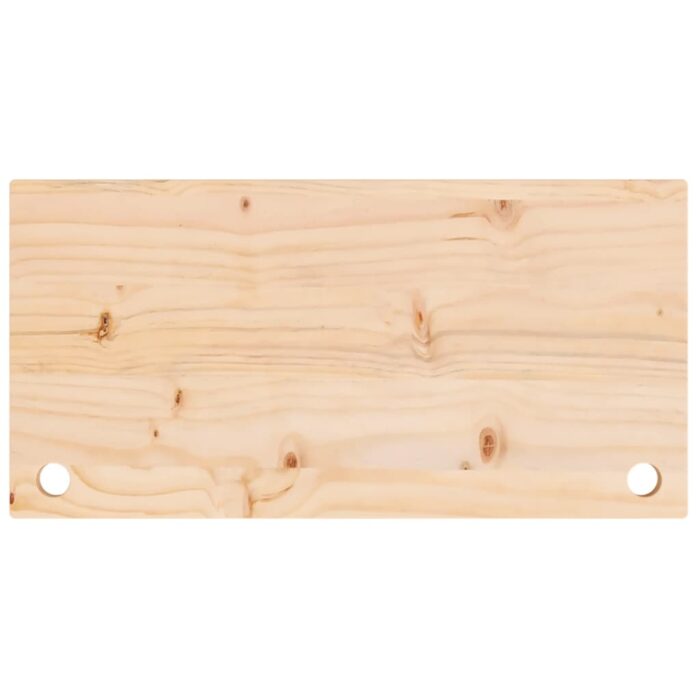 Dessus de bureau 80x40x2,5 cm bois massif de pin – Image 2