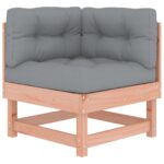 Canapés d'angle avec coussins 2 pcs bois massif douglas – Image 2