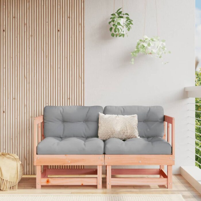 Canapés d'angle avec coussins 2 pcs bois massif douglas – Image 1