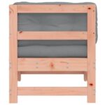 Canapé d'angle avec coussins bois massif douglas – Image 2