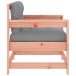 Chaises de jardin avec coussins lot de 2 bois massif douglas – Image 3