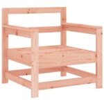 Chaises de jardin avec coussins lot de 2 bois massif douglas – Image 5